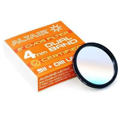 Altair Sii Oiii DualBand ULTRA 4nm Certified CMOS Filter 2 Inch & test report