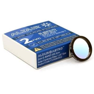 Altair 2nm G-Band Solar Contrast Filter 1.25 Inch 430.3nm