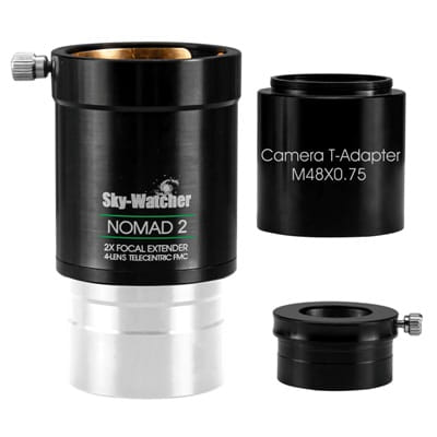 SkyWatcher Nomad-2 2 Inch Premium 2x Focal Extender 4-Lens Telecentric