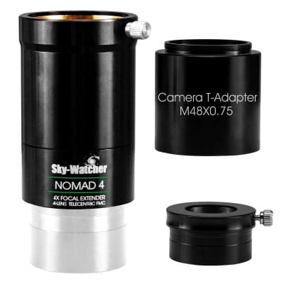 SkyWatcher Nomad-4 2 Inch Premium 4x Focal Extender 4-Lens Telecentric