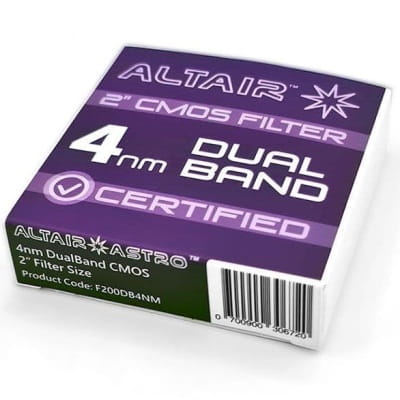 Altair DualBand Ultra 4nm Certified CMOS Filter 2 Inch & test report