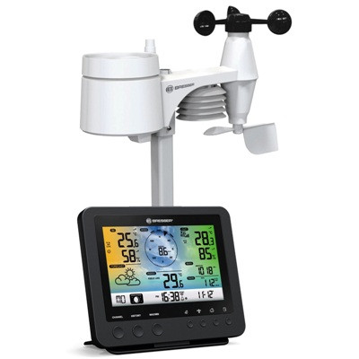 Bresser WIFI Colour Weather Center with 5-in-1 Profi Sensor