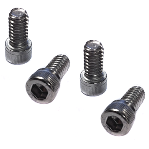 Stainless UNC 1/4 Inch Allen Bolts 1/2 Inch 4 pack