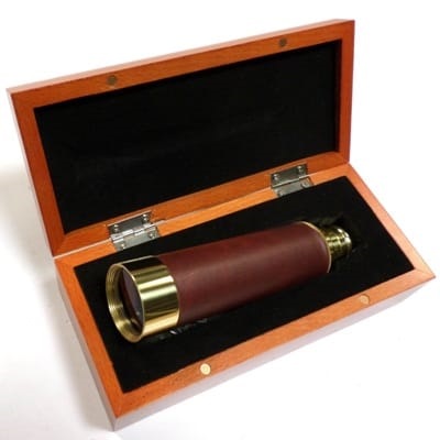 Fine Brass Admiral Draw Telescope 25x30