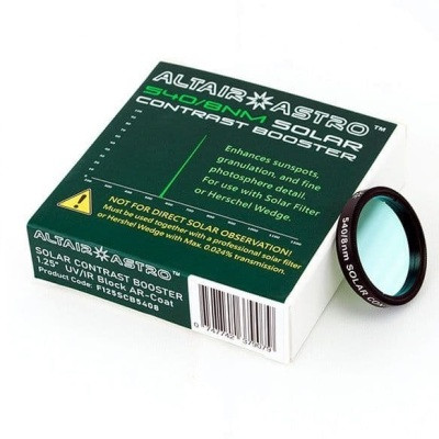 Altair Solar Contrast Booster Filter 8nm - 540nm Continuum 1.25 Inch