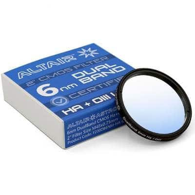 Altair Ha Oiii DualBand 6nm Certified CMOS Filter 2 Inch with Test Report