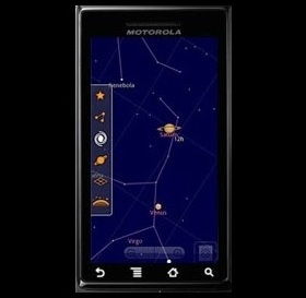 Mobile phone Astronomy with Google Sky Map