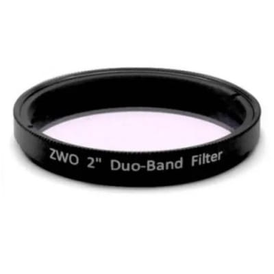 ZWO 2 Inch Duo-Band Dual-Bandpass Narrowband Imaging Filter 